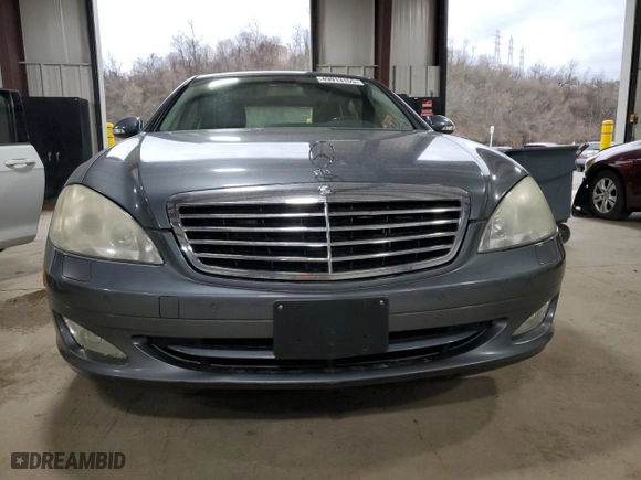 2008 Mercedes-Benz S-Class 5.5L V8 with VIN WDDNG86X48A155389, listed as a Copart auction lot 49913155 with 128,594 mi miles and Clean Title. Bid and sale history available at carsss.com. Image 5.