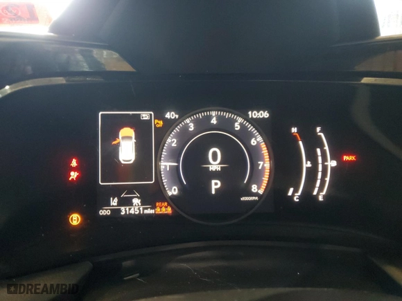 2022 Lexus NX with VIN 2T2GGCEZXNC004228, listed as a Copart auction lot 48962545 with 31,451 mi miles and Salvage Title. Bid and sale history available at carsss.com. Image 9.