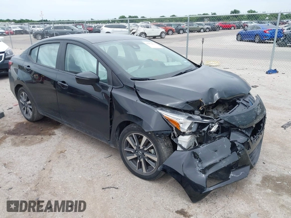 2021 Nissan Versa SV with VIN 3N1CN8EV2ML839399, listed as a IAAI auction lot 42472811 with 84,635 mi miles and . Bid and sale history available at DreamBid. Image 1.