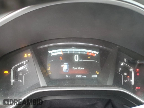 2018 Honda CR-V EX-L with VIN 2HKRW2H87JH626693, listed as a Copart auction lot 46415085 with 54,012 mi miles and Salvage Title. Bid and sale history available at carsss.com. Image 9.