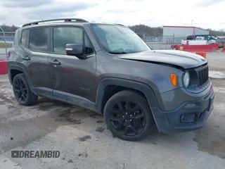 2017 Jeep Renegade Altitude z VIN ZACCJABB7HPE88450, wystawiony jako IAAI lot #41785466 z przebiegiem 119 370 mil mil oraz . Historia ofert i sprzedaży dostępna na DreamBid. Obrazek 1.