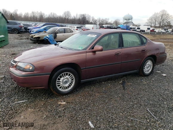 2000 Chevrolet Impala with VIN 2G1WF55K2Y9163971, listed as a Copart auction lot 47093875 with 65,951 mi miles and Salvage Title. Bid and sale history available at carsss.com. Image 1.