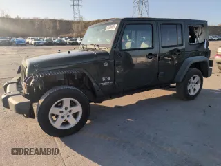 2008 Jeep Wrangler Unlimited X with VIN 1J4GA39108L509275, listed as a Copart auction lot 52386455 with 220,829 mi miles and Salvage Title. Bid and sale history available at carsss.com. Image 1.