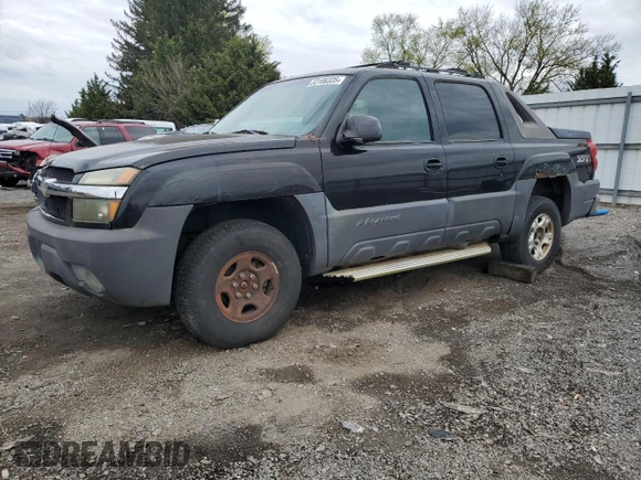 2003 Chevrolet Avalanche z VIN 3GNEK13T83G347238, wystawiony jako Copart lot #53106335 z przebiegiem 264 782 mil mil oraz Czysty tytuł • Clean title. Historia ofert i sprzedaży dostępna na DreamBid. Obrazek 1.