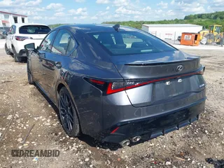 2023 Lexus IS 500 F Sport Performance z VIN JTHAP1D21P5003423, wystawiony jako IAAI lot #42107835 z przebiegiem 18 638 mil mil oraz . Historia ofert i sprzedaży dostępna na DreamBid. Obrazek 3.