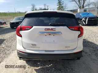 2020 GMC Terrain SLE with VIN 3GKALTEV5LL133155, listed as a Copart auction lot 53866145 with 75,168 mi miles and Salvage Title. Bid and sale history available at DreamBid. Image 6.