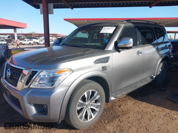 2019 Nissan Armada SL z VIN JN8AY2NDXKX008142, wystawiony jako IAAI lot #41765577 z przebiegiem 113 247 mil mil oraz . Historia ofert i sprzedaży dostępna na DreamBid. Obrazek 2.