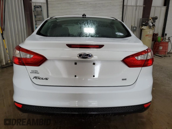 2013 Ford Focus SE with VIN 1FADP3F2XDL182243, listed as a Copart auction lot 52684545 with 66,705 mi miles and Salvage Title. Bid and sale history available at carsss.com. Image 6.