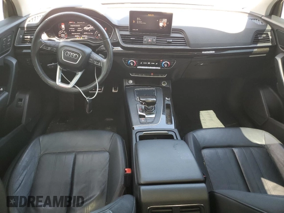 2018 Audi Q5 Premium Plus with VIN WA1BNAFY3J2059962, listed as a Copart auction lot 63822575 with 96,285 mi miles and Salvage title. Bid and sale history available at DreamBid. Image 8.