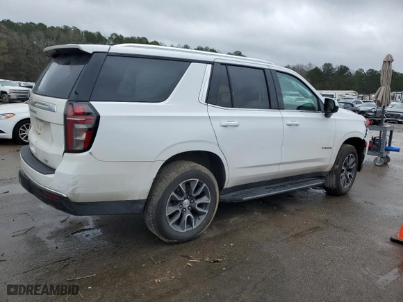 2021 Chevrolet Tahoe LT with VIN 1GNSCNKD5MR402845, listed as a Copart auction lot 43349095 with 68,369 mi miles and Salvage Title. Bid and sale history available at carsss.com. Image 3.