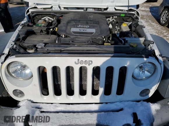 2018 Jeep Wrangler JK Unlimited Sport with VIN 1C4BJWDG8JL806555, listed as a Copart auction lot 87868855 with 57,150 mi miles and Salvage Title. Bid and sale history available at carsss.com. Image 12.