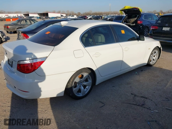 2008 BMW 5 Series 528i with VIN WBANU53558CT19352, listed as a IAAI auction lot 41725065 with Not Provided miles and . Bid and sale history available at carsss.com. Image 4.
