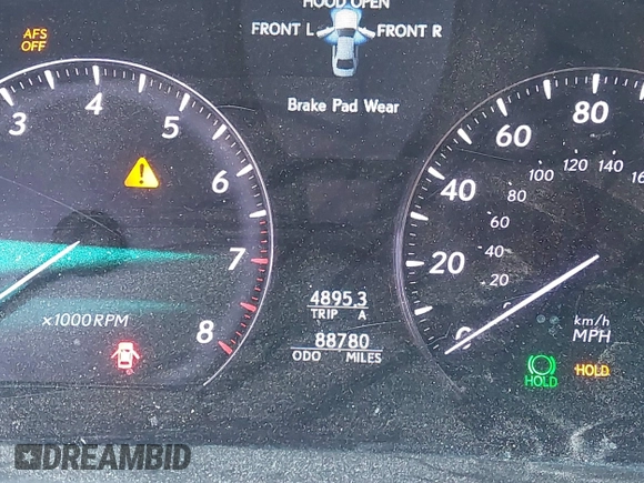 2007 Lexus LS 460 with VIN JTHBL46F875011889, listed as a IAAI auction lot 42554435 with 88,780 mi miles and . Bid and sale history available at DreamBid. Image 7.