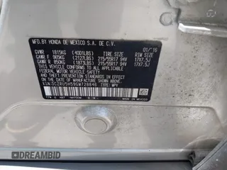 2016 Honda HR-V EX with VIN 3CZRU5H59GM728846, listed as a IAAI auction lot 42105674 with 94,217 mi miles. Bid and sale history available at carsss.com. Image 9.