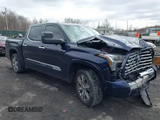 2022 Toyota Tundra Capstone Hybrid with VIN 5TFVC5DB5NX009829, listed as a IAAI auction lot 41983391 with 70,015 mi miles and . Bid and sale history available at DreamBid. Image 1.