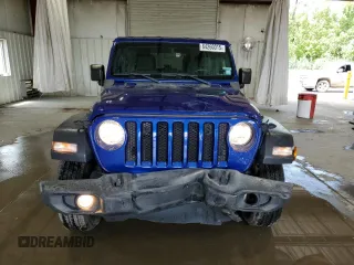 2018 Jeep Wrangler Unlimited Sport S with VIN 1C4HJXDN9JW187039, listed as a Copart auction lot 64260015 with 40,361 mi miles and Salvage title. Bid and sale history available at DreamBid. Image 5.