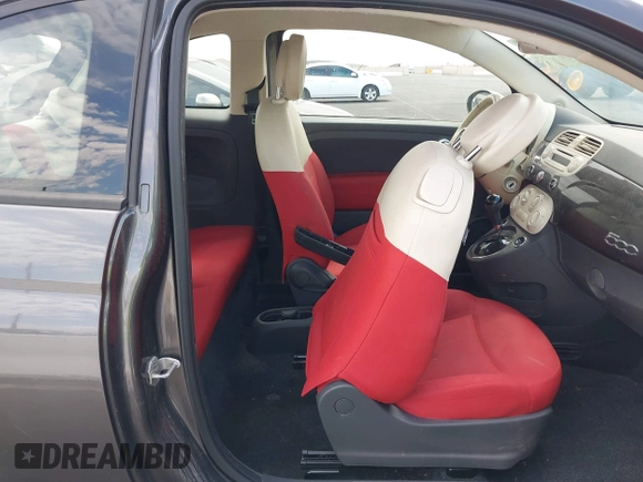 2015 FIAT 500 Pop with VIN 3C3CFFAR2FT636768, listed as a IAAI auction lot 42588875 with 62,634 mi miles and . Bid and sale history available at DreamBid. Image 8.