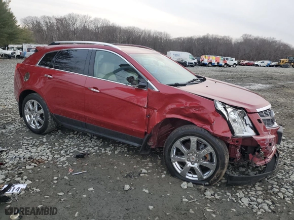 2012 Cadillac SRX Premium Collection with VIN 3GYFNFE36CS515058, listed as a Copart auction lot 44010265 with 107,696 mi miles and Salvage Title. Bid and sale history available at carsss.com. Image 4.