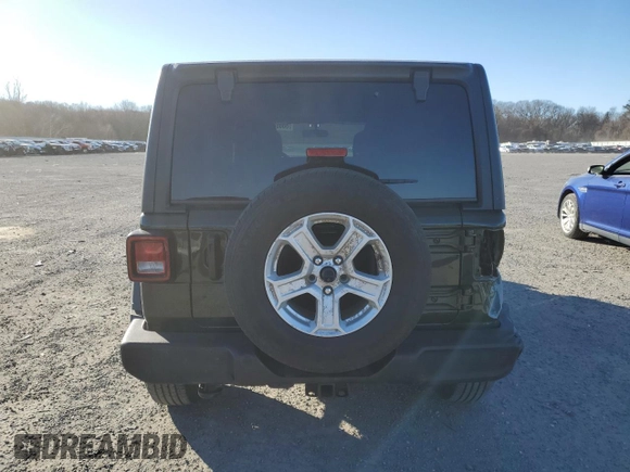 2023 Jeep Wrangler Sport S with VIN 1C4HJXDG7PW533826, listed as a Copart auction lot 86688294 with 40,336 mi miles and Salvage Title. Bid and sale history available at DreamBid. Image 6.