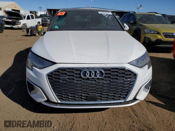 2022 Audi A3 Premium with VIN WAUGUDGYXNA013231, listed as a Copart auction lot 71074913 with 7,709 mi miles. Bid and sale history available at carsss.com. Image 5.