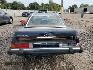 1982 Mercedes-Benz 380 with VIN WDBBA45AXCB013425, listed as a Copart auction lot 74098484 with 145,140 mi miles and Salvage Title. Bid and sale history available at carsss.com. Image 6.