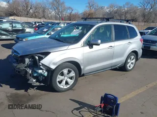 2014 Subaru Forester Premium with VIN JF2SJAEC4EH555249, listed as a IAAI auction lot 41369482 with 175,734 mi miles and . Bid and sale history available at DreamBid. Image 16.
