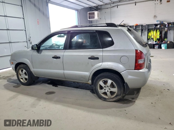 2007 Hyundai Tucson GLS with VIN KM8JM12B07U568762, listed as a Copart auction lot 83467774 with 0 mi miles and Clean Title. Bid and sale history available at carsss.com. Image 2.