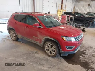 2019 Jeep Compass Limited with VIN 3C4NJDCB9KT752972, listed as a IAAI auction lot 42590613 with 81,439 mi miles and . Bid and sale history available at DreamBid. Image 1.