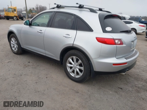 2006 Infiniti FX with VIN JNRAS08W86X204908, listed as a IAAI auction lot 41797663 with 163,333 mi miles and . Bid and sale history available at carsss.com. Image 3.