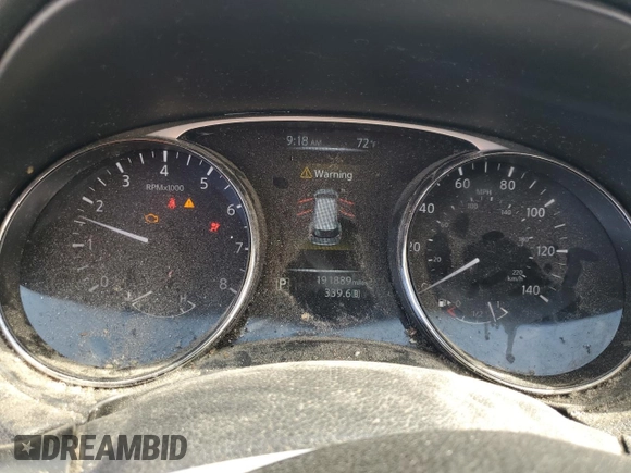2014 Nissan Rogue SV with VIN 5N1AT2ML3EC794358, listed as a Copart auction lot 53094715 with 191,889 mi miles and Salvage Title. Bid and sale history available at carsss.com. Image 9.