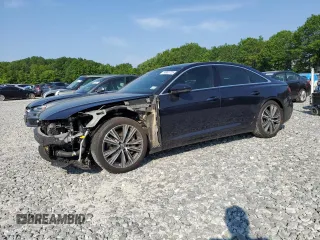 2019 Audi A6 Premium Plus with VIN WAUL2AF20KN042922, listed as a Copart auction lot 56905725 with 84,902 mi miles and Salvage title. Bid and sale history available at DreamBid. Image 1.