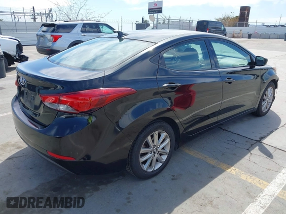2014 Hyundai Elantra SE with VIN 5NPDH4AE4EH513029, listed as a IAAI auction lot 41997586 with 108,271 mi miles and . Bid and sale history available at DreamBid. Image 4.