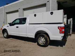 2018 Ford F-150 XL with VIN 1FTEX1C54JKE82041, listed as a Copart auction lot 50186185 with 117,085 mi miles and Clean Title. Bid and sale history available at carsss.com. Image 2.
