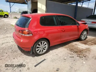 2012 Volkswagen Golf TDI w/Sunroof & Nav with VIN WVWBM7AJ4CW075072, listed as a Copart auction lot 53753015 with 157,045 mi miles and Salvage title. Bid and sale history available at DreamBid. Image 3.