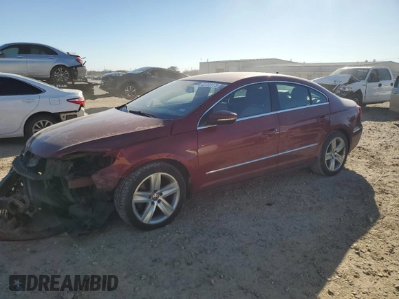 2014 Volkswagen CC R-Line with VIN WVWBN7AN2EE527559, listed as a Copart auction lot 42723175 with 116,306 mi miles and Salvage Title. Bid and sale history available at carsss.com. Image 1.