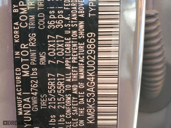 2019 Hyundai Kona Electric Ultimate with VIN KM8K53AG4KU029869, listed as a Copart auction lot 46502675 with 35,999 mi miles and Salvage Title. Bid and sale history available at carsss.com. Image 12.
