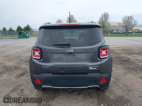 2017 Jeep Renegade Limited z VIN ZACCJBDB4HPF23660, wystawiony jako IAAI lot #42118052 z przebiegiem 134 799 mil mil oraz . Historia ofert i sprzedaży dostępna na DreamBid. Obrazek 16.