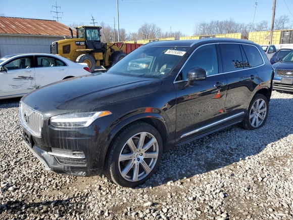 2017 Volvo XC90 Inscription with VIN YV4A22PL8H1187744, listed as a Copart auction lot 50124385 with 90,367 mi miles and Salvage Title. Bid and sale history available at carsss.com. Image 1.