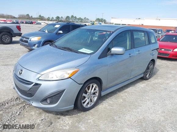 2012 Mazda Mazda5 Grand Touring with VIN JM1CW2DL1C0142664, listed as a IAAI auction lot 41585909 with 211,875 mi miles. Bid and sale history available at carsss.com. Image 2.