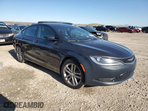 2015 Chrysler 200 S with VIN 1C3CCCDG9FN601579, listed as a Copart auction lot 55183085 with 119,010 mi miles and Clean Title. Bid and sale history available at carsss.com. Image 4.