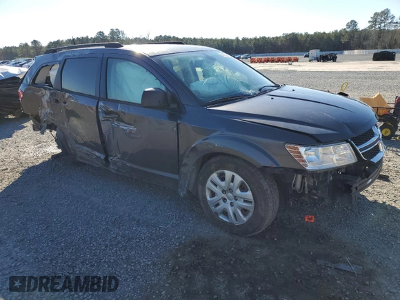 2019 Dodge Journey SE Value with VIN 3C4PDCAB9KT737949, listed as a Copart auction lot 41799805 with Not Provided miles and Salvage Title. Bid and sale history available at DreamBid. Image 4.