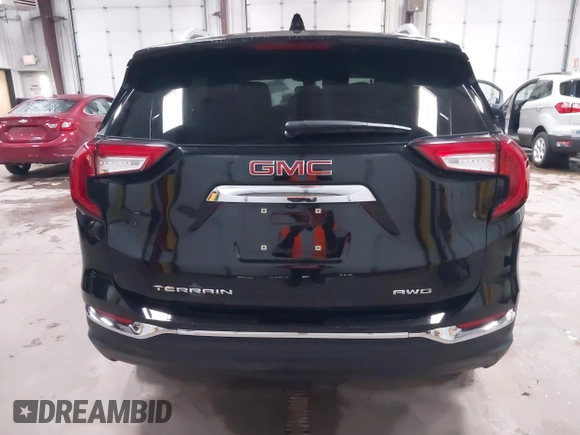 2022 GMC Terrain SLT with VIN 3GKALVEV3NL266222, listed as a IAAI auction lot 41963882 with 27,560 mi miles and . Bid and sale history available at DreamBid. Image 16.