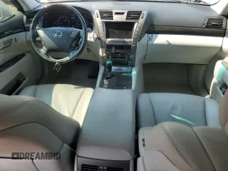 2008 Lexus LS 460 with VIN JTHBL46FX85082710, listed as a Copart auction lot 64857025 with 124,531 mi miles and Salvage title. Bid and sale history available at DreamBid. Image 8.