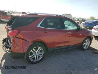2019 Chevrolet Equinox Premier with VIN 2GNAXPEX7K6212314, listed as a Copart auction lot 60274755 with 84,647 mi miles and Salvage title. Bid and sale history available at DreamBid. Image 3.