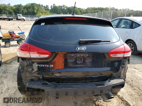 2017 Kia Forte LX with VIN KNAFK5A85H5684822, listed as a Copart auction lot 65673304 with 91,840 mi miles and Salvage Title. Bid and sale history available at DreamBid. Image 6.