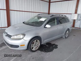 2014 Volkswagen Jetta SportWagen TDI with VIN 3VWPL7AJ0EM613453, listed as a IAAI auction lot 41637676 with 177,669 mi miles. Bid and sale history available at carsss.com. Image 2.