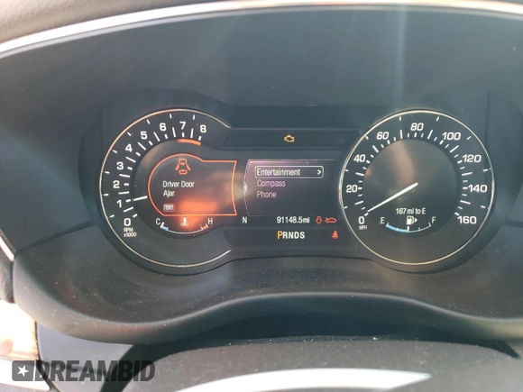 2016 Lincoln MKC Select with VIN 5LMCJ2D94GUJ01066, listed as a Copart auction lot 51326365 with 91,148 mi miles and Salvage Title. Bid and sale history available at DreamBid. Image 9.