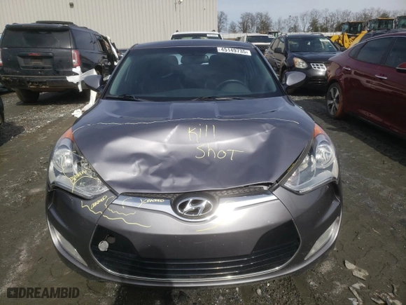 2012 Hyundai Veloster w/Black Int with VIN KMHTC6AD9CU079220, listed as a Copart auction lot 45149735 with 115,334 mi miles and Clean Title. Bid and sale history available at carsss.com. Image 5.