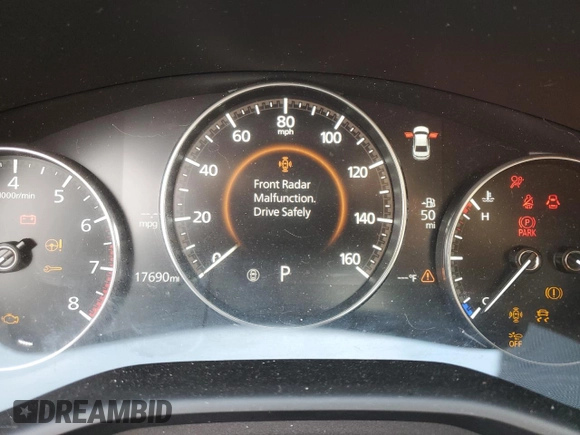 2023 Mazda 3 S Preferred with VIN 3MZBPACM7PM376417, listed as a Copart auction lot 42827385 with 17,690 mi miles and Non Repairable. Bid and sale history available at DreamBid. Image 9.