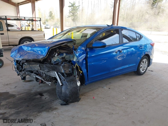 2017 Hyundai Elantra SE with VIN KMHD74LF5HU095093, listed as a IAAI auction lot 41957451 with 75,760 mi miles. Bid and sale history available at carsss.com. Image 18.